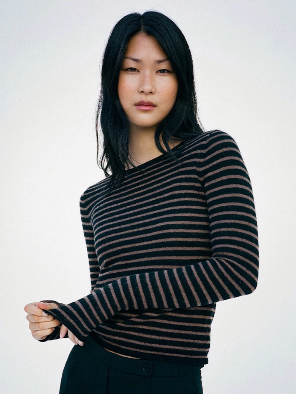 Realisation Par - Moon Sweater Top in Liquorice